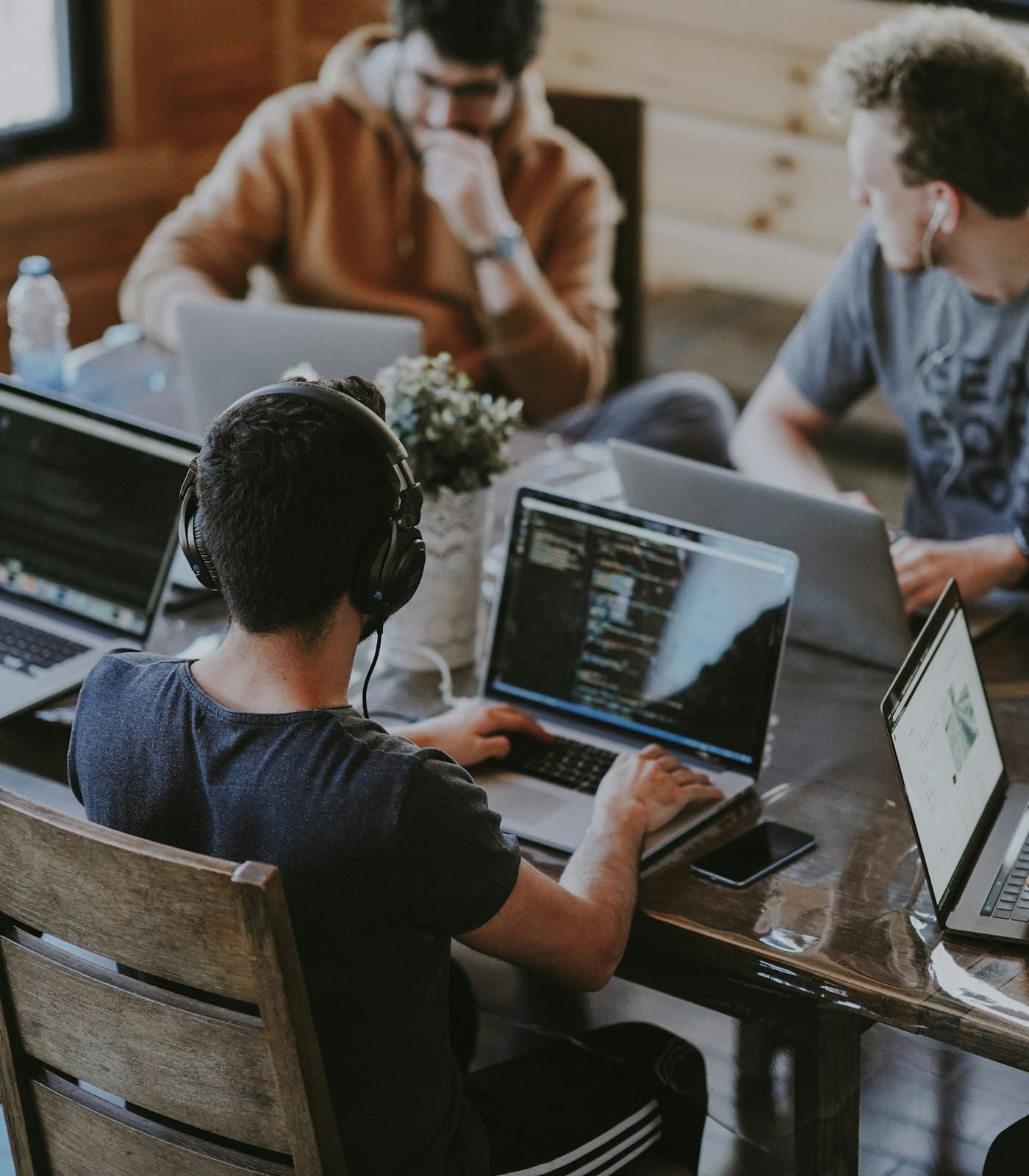 Stellmedia strategists working with AI marketing data